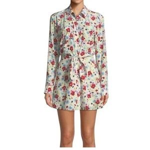 Veronica Beard  Quince Floral-Print Shirt Dress